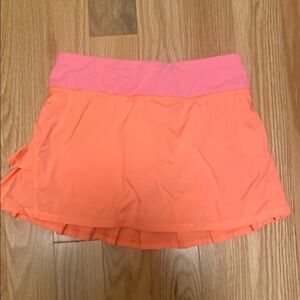 Ivivva Orange and Pink Athletic Skirt